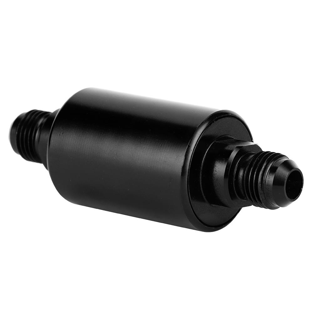 Aluminum Alloy AN6 In Line Fuel Filter Universal Auto Car Modification Accessory
