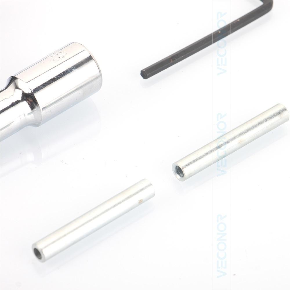 8mm 10mm Damaged Glow Plug Removal Remover Thread Repair Drill Wrench Spark Plug Gap Extractor Tool Kit