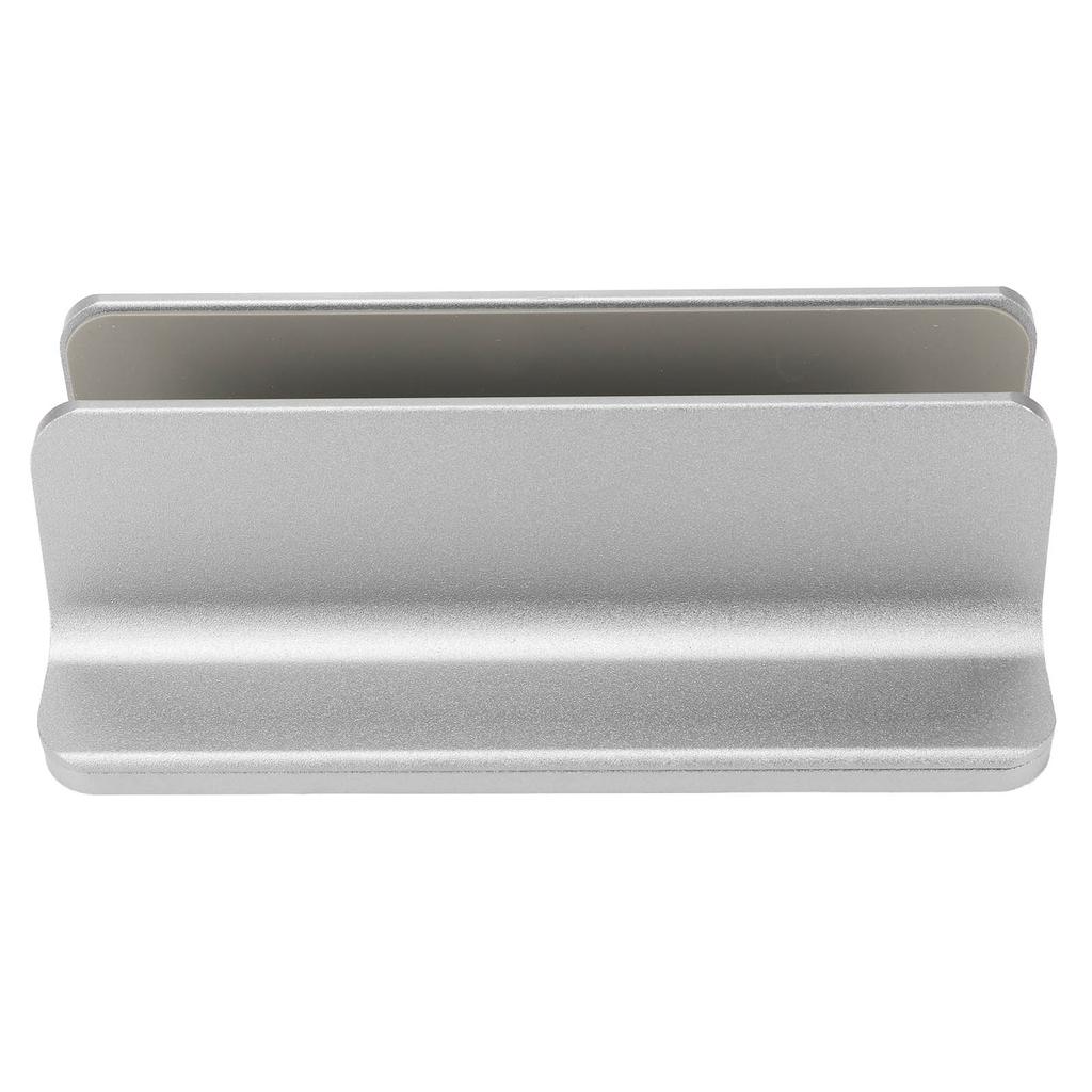 Vertical Laptop Stand Grey Regulable Base 3D Curved Appearance Bottom Silicone Laptop Computer Holde