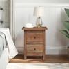 Maison Exclusive - Table de chevet bois massif d'acajou 40x30x51 cm