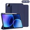 Silicone Case for Pad 7/7 Pro, For Pad 8/8 Pro 11.2 Inch, with Pencil Holder, Trifold Stand Cover, Auto Sleep/Wake