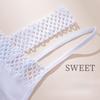Hollow Ice Silk Underwear Women's Sports Fashion Outer See-through Low Waist Thin Belt Temptation Sexy Thong