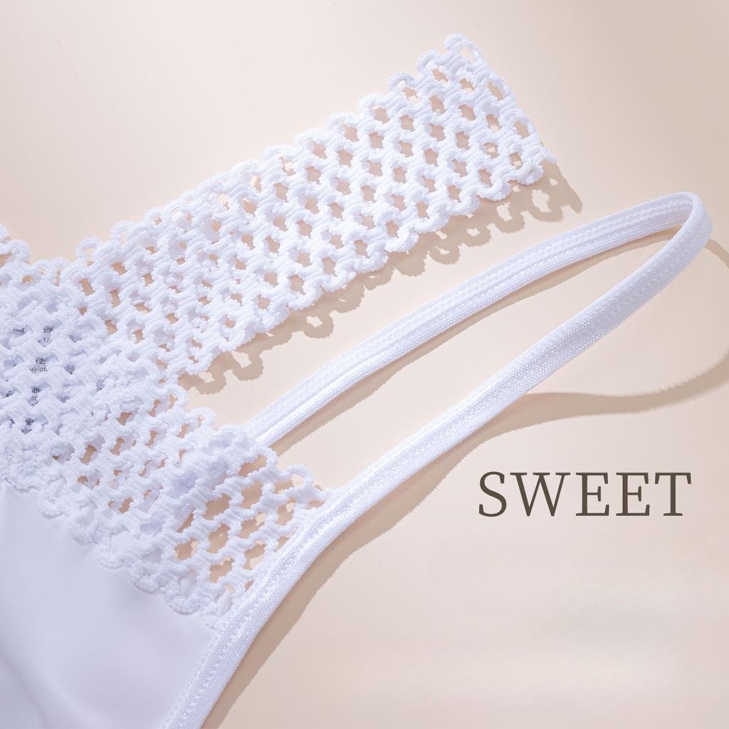 Hollow Ice Silk Underwear Women's Sports Fashion Outer See-through Low Waist Thin Belt Temptation Sexy Thong