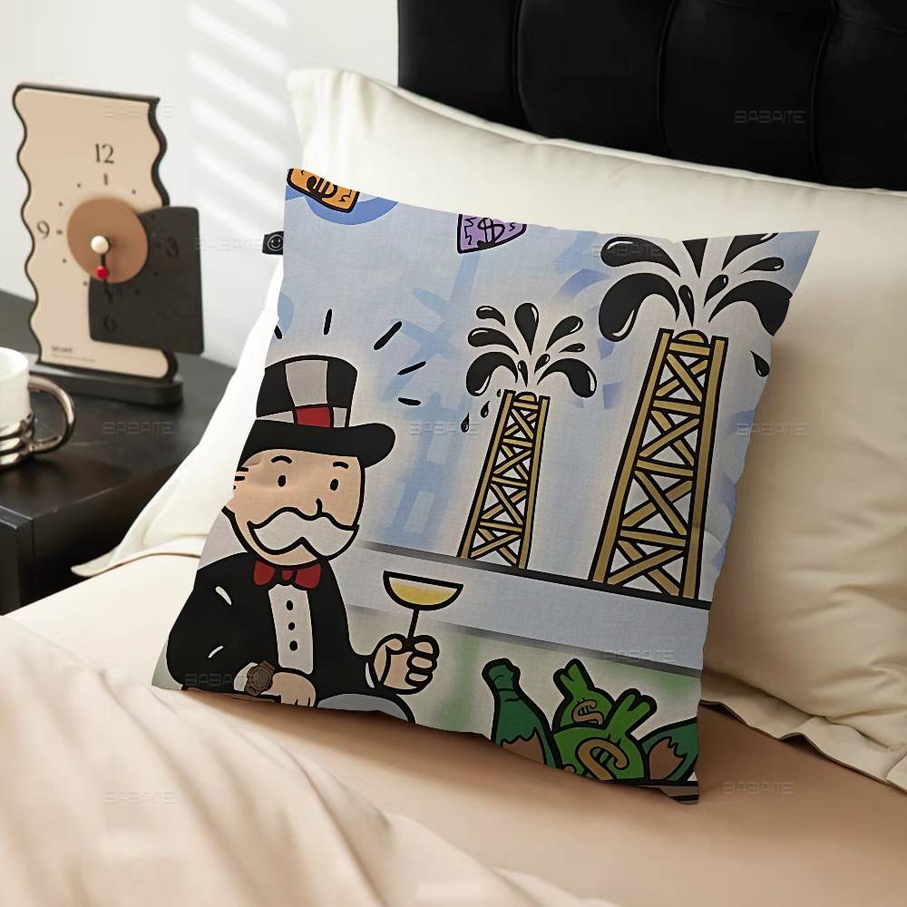 MMonopolyS MMillionaire Pillow Cover For Bedroom Room And Living Room Sofa Decorative Cushion Cover