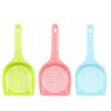 Plastic Cat Litter Scoop Pet Toilet Poop Cleaning Shovel Small Round Hole Cat Litter Sieve Spoon Cat Toilet Cleaning Tool