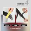 Attention To Ordering - Japanese Korean Women's Wig Black Long Curly Hair With Bangs Gradient Red Set Ombre Wigs