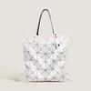 2023 Summer Japanese-Style Geometric Diamond Pattern Shoulder Bag, 6x6 Color Variation