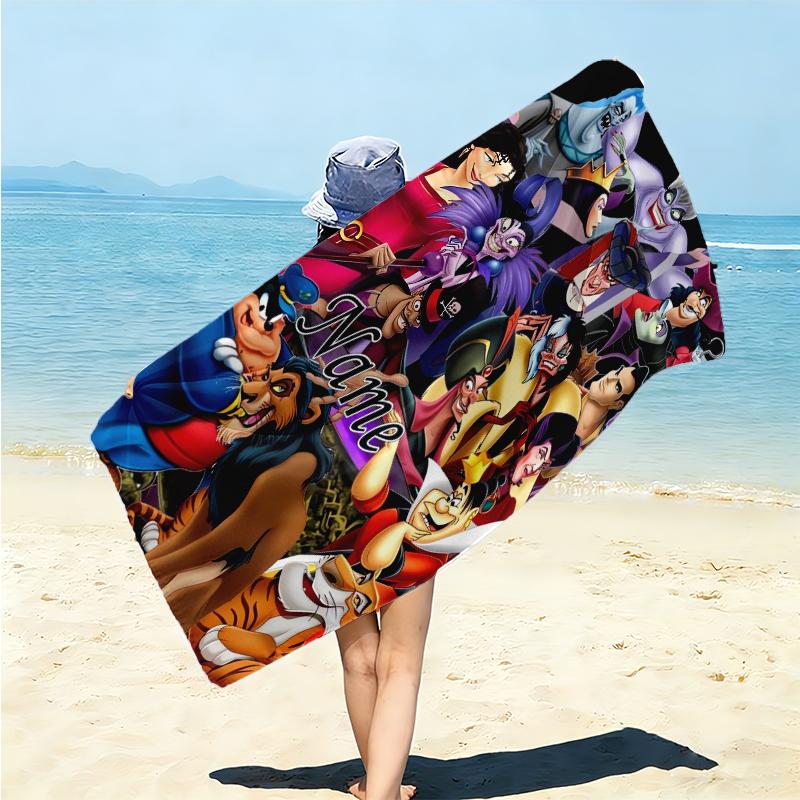 Personalized Tinkerbell Night Sky Beach Towel Microfiber Beach Towel Thin Absorbent for Beach Swimming Yoga Bath Sports. 0910236