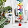 Rainbow Wind Spinner Mobile Chime Lawn Wind Spiral Party Home Decor Colorful Rainbow DIY Outdoor Garden Ornament