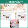 Paint Electric Spray Pen Airbrush Set Children 12 Felt Pens 19 Drawing Stencils