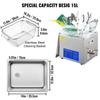 15L Ultrasonic Cleaner with Timer Heating Machine Digital Sonic Cleaner