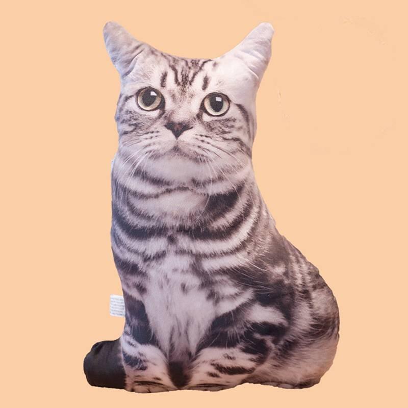 Cat Simulation 3d Plush Stuffed Toy Animal Doll Room Decoration Gift Birthday