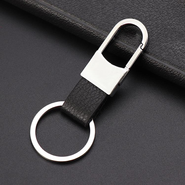 Men's Creative Leather Car Keychain Pendant