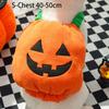 Funny Halloween Dog Costume Pumpkin Lantern Transformation Outfit with Cute Pumpkin Hat Two-Legged Pet Jacket for Dogs And Cats