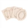 4Pcs Vintage Air Dry Clay Molds Baroque Silicone Frame Molds Photo Frame Molds  Chocolate Making