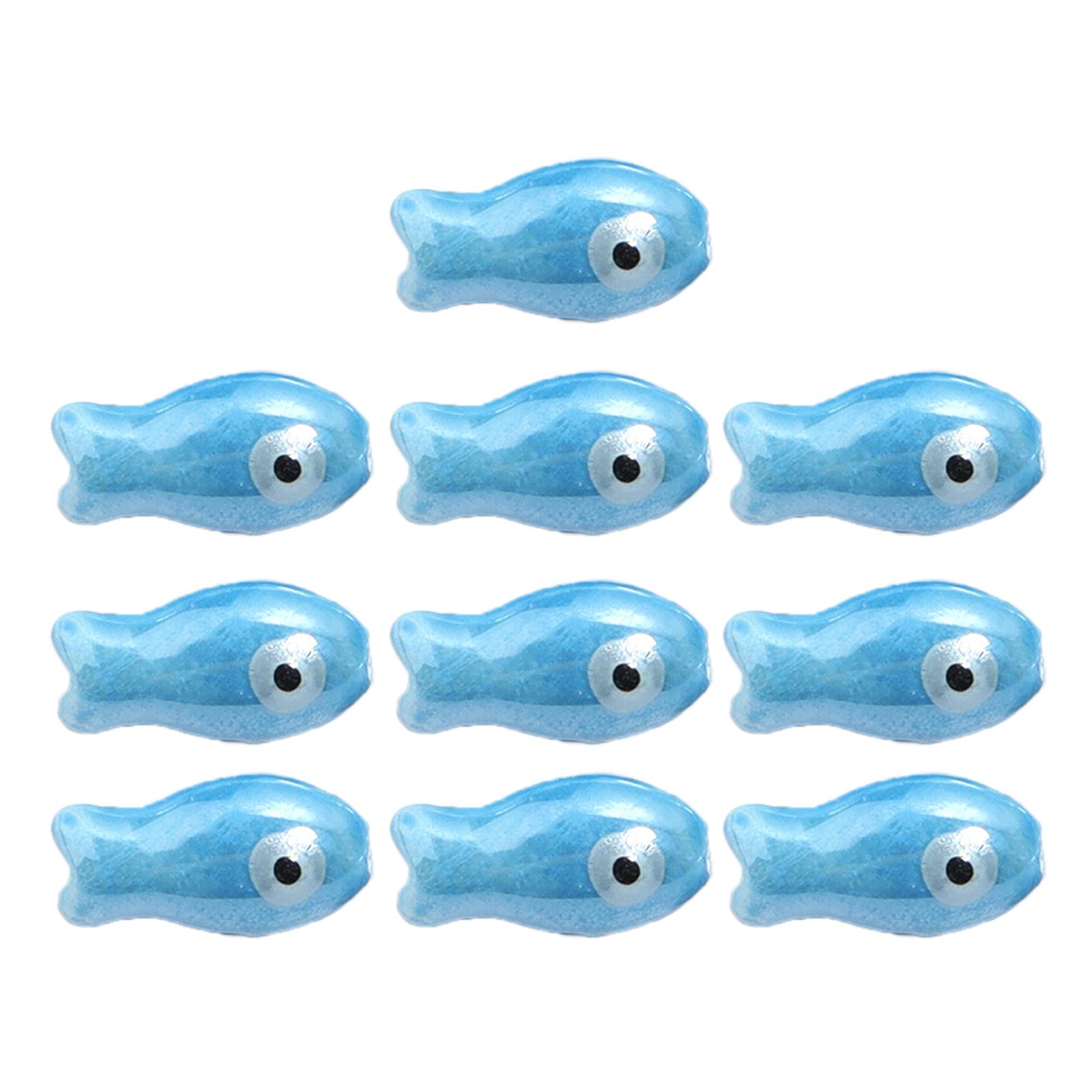 

Pack Of 10 Colorful Retro Ceramic Fish Beads Handmade Spacer Charm For DIY Bracelets Jewelry Crafting Accessories