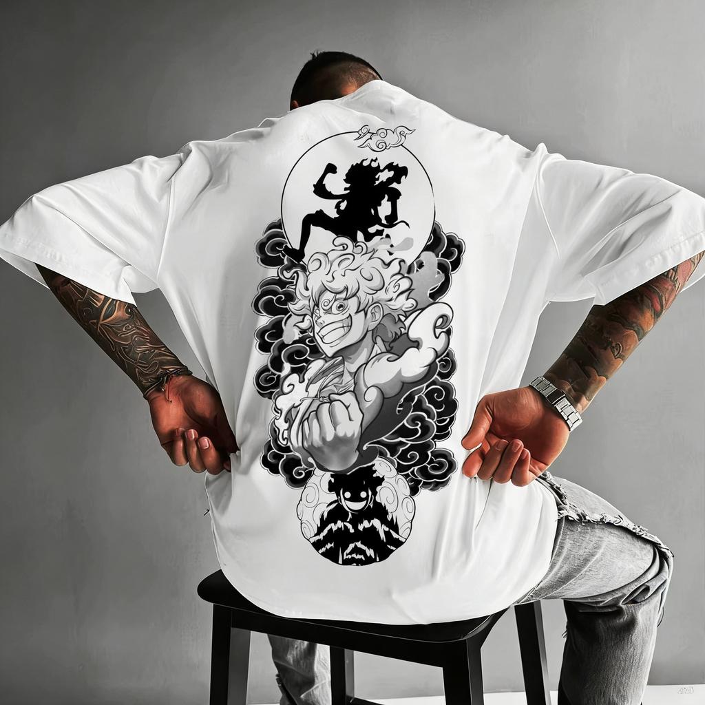 One Piece Japanese Anime Printed Unisexs TShirt Roronoa Zoro Boy Childrens Harajuku Short Sleeve Kids Luffy Tshirt Clothing