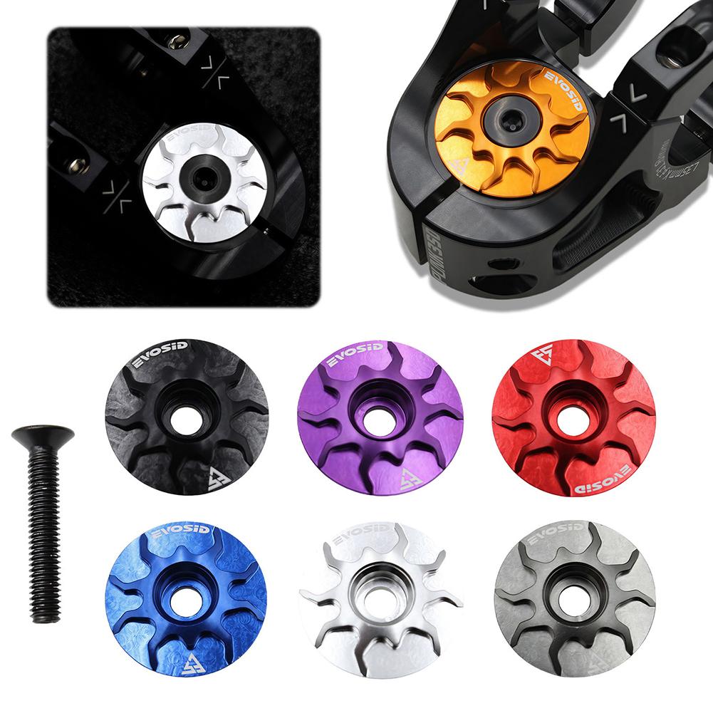 Bicycle Headset Cap MTB Road Bike Stem Headset Top Cap Cover Bicycle Stem Top Cap for Fork Head Tube Cycling Accessories