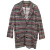 Overall Handle Long Sleeve Lapel Knit Cardigan 50 Multi Ancon Men's Used