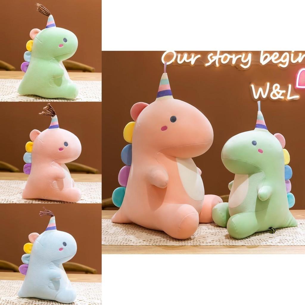 Ultra Süßes Süßigkeiten Dinosaurier Plüschtier Baby Komfort Kissen Weiches Umarmungskissen Weihnachtsgeschenk