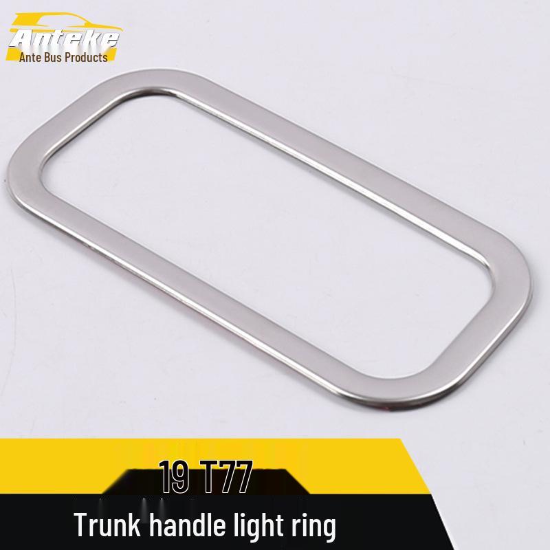 19 T77 Trunk Handle Bright Ring and Tailgate Box Handle Decorative Patch