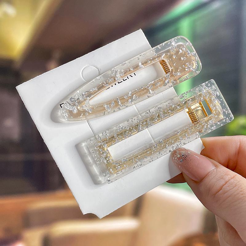 Fashion Acrylic Pearl Hair Clips Set Sweet Flower Hair Barrettes For Women Girls Korean Geometric Hair Accessories Jewelry