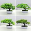 Pinus Zucc Bungeana Artificial Bonsai Potted Plant For Home Decor Projects