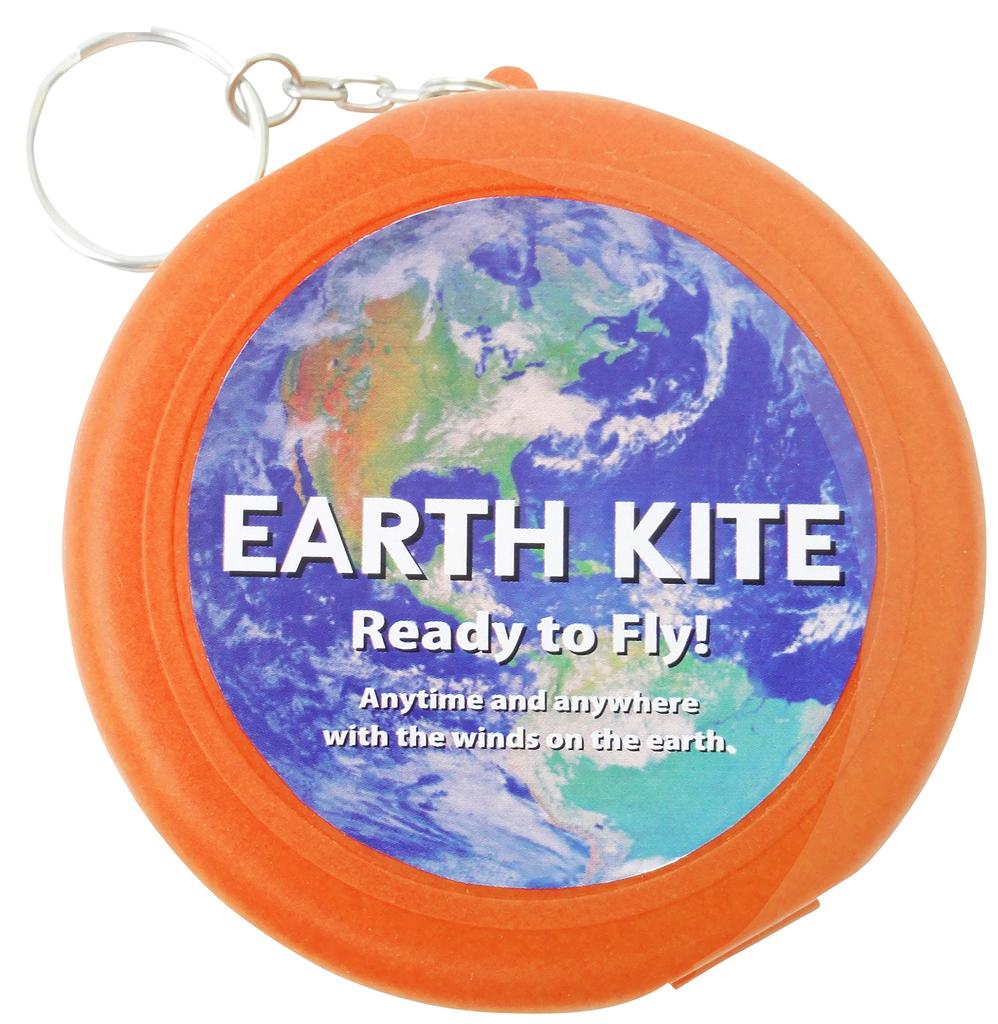 RANGS Japan (RANGS) Good Design Award and Good Toy Award Winner Earthkite Orange Palm-Sized Kite Flying Toy