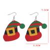 Festive Santa Hat Earrings: Simple Studs with Personality for Women