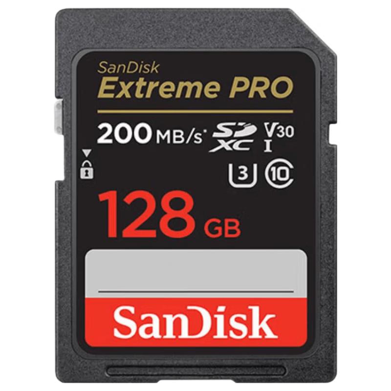 SanDisk 128GB SDXC UHS-I Memory Card for 4K Video