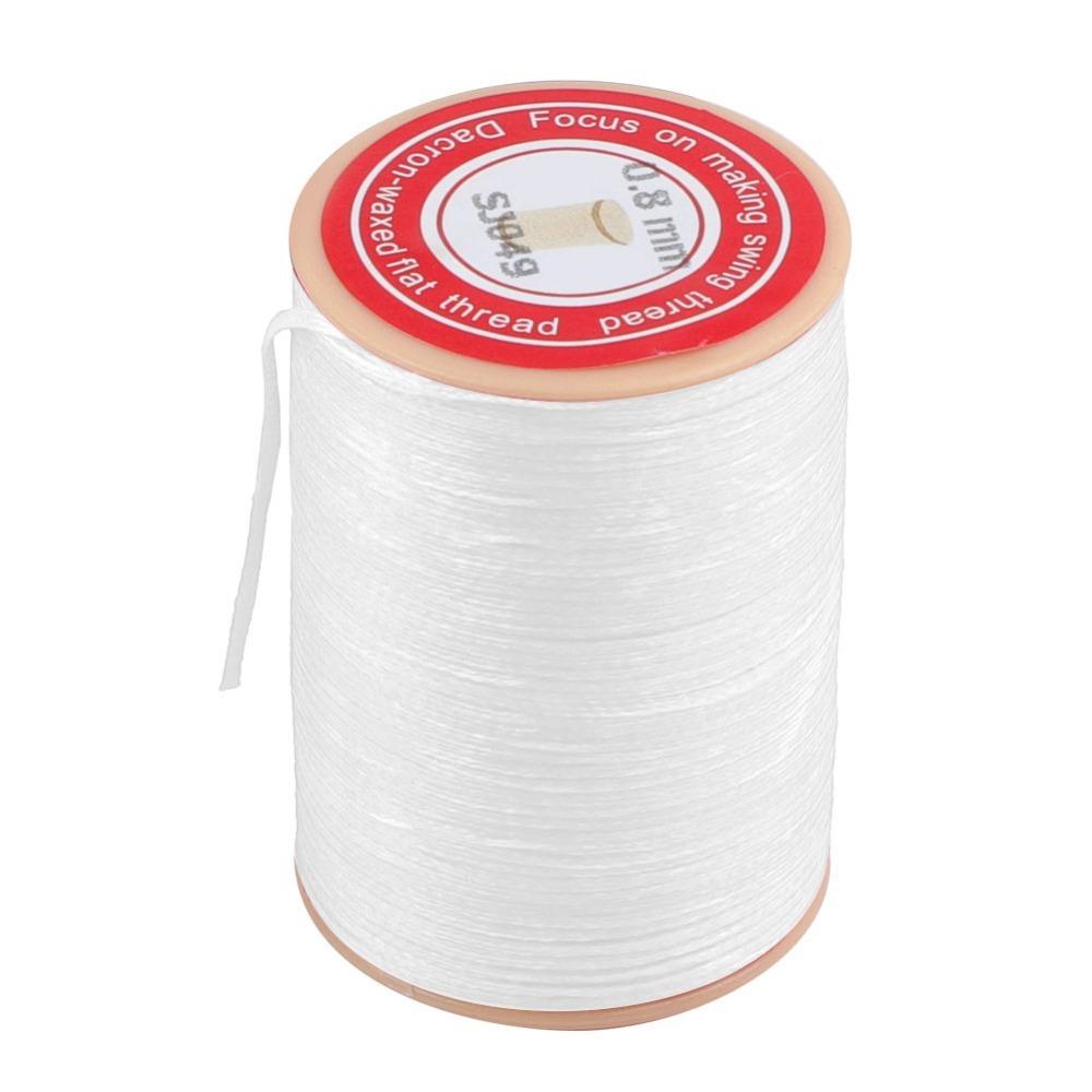 Polyester Waxed Cord Round Braided Sewing Cord Durable Stitching Thread  Leather Crafts