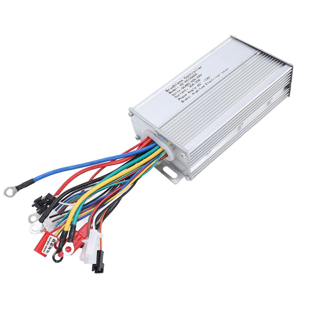 48V 60V 64V 600W Motorcontroller Aluminiumlegierung Gute Wärmeableitung Bürstenloser Motorcontroller für Elektrofahrrad Roller Dreirad