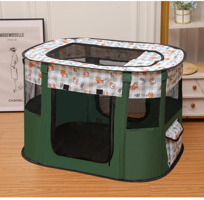 Pet Supplies Cat and Dog Villa: Spacious Tent and Enclosed Fence for Kittens and Puppies