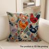 1Pc Adorable Animal-Printed 2D Flat Printing Pillowcases Sofa Cushion Cover Home Bedroom Room Decoration