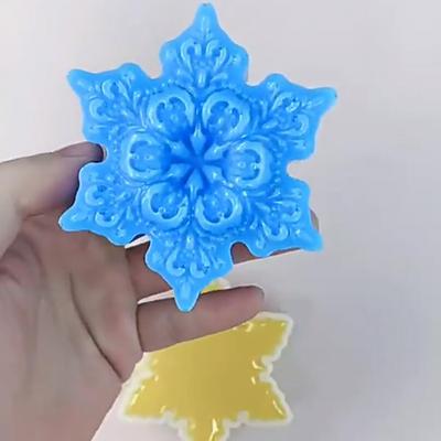Decorative Silicone Mold Delicate Shape Useful 3D Manual Soap Fragrance Epoxy