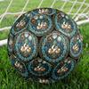 Snake Treasure Mandala Round Football Size 5 Adult Ball Suitable for Training Matches and Outdoor Team.