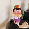 Internet Celebrity Handmade Diy Crochet Wool Crossbody Bag Cute Funny Knitted Mobile Phone Finished
