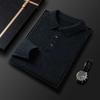 New Autumn and Winter Men's Wool Sweaters, Long-sleeved Pure Wool Sweaters, Men's Casual Lapel Sweaters