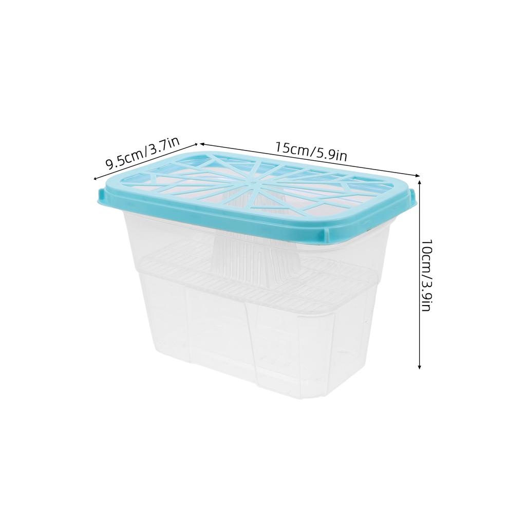 8pcs Reusable Moisture Absorber Box Empty Dehumidifier Container For Closet Bathroom Wardrobe Storage Refillable Plastic