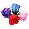 50Pcs Handmade Soap Rose Flower Three Layer Rose Wreath Making Artificial Rose Flowers Realistic Floral DIY Flower Head