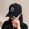 2023 Spring New Women Rhinestone Letter M Baseball Caps Adjustable Hip Hop Fashion Shiny Hats Outdoor Travel All-match Caps