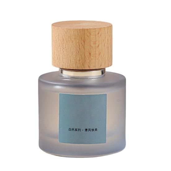 SHIMANG Perfume for Women Long Lasting Light Fragrance Frosted Glass Bottle with Wooden Cap Fresh Floral Fruity Scent Multi-Use for Home Car Wardrobe