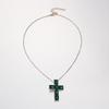 European and American Jewelry, Simple Ins Cross Pendant Necklace, Personalized Niche Design Sense, Diamond-encrusted Collarbone Chain for Women