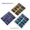 Nine-Ring Metal Puzzle - Eight-Piece Disentanglement Brain Teaser Set