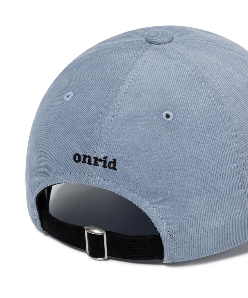 ONRIDPROJECT Applique Symbol Corduroy Two-Tone Ball Cap - Sky Blue