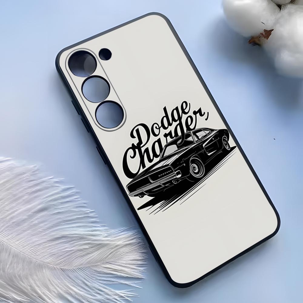 D-dodges Car Phone Case For Samsung S25 Ultra S24 S23 S22 S21 S20 Plus Fe Galaxy A54 A53 A34 A25 Silicone Cover