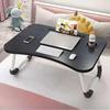 Foldable Learning Desk Computer Desk Protruding Window Small Table Portable Anti Slip Stable Table Multifunctional Bed Table