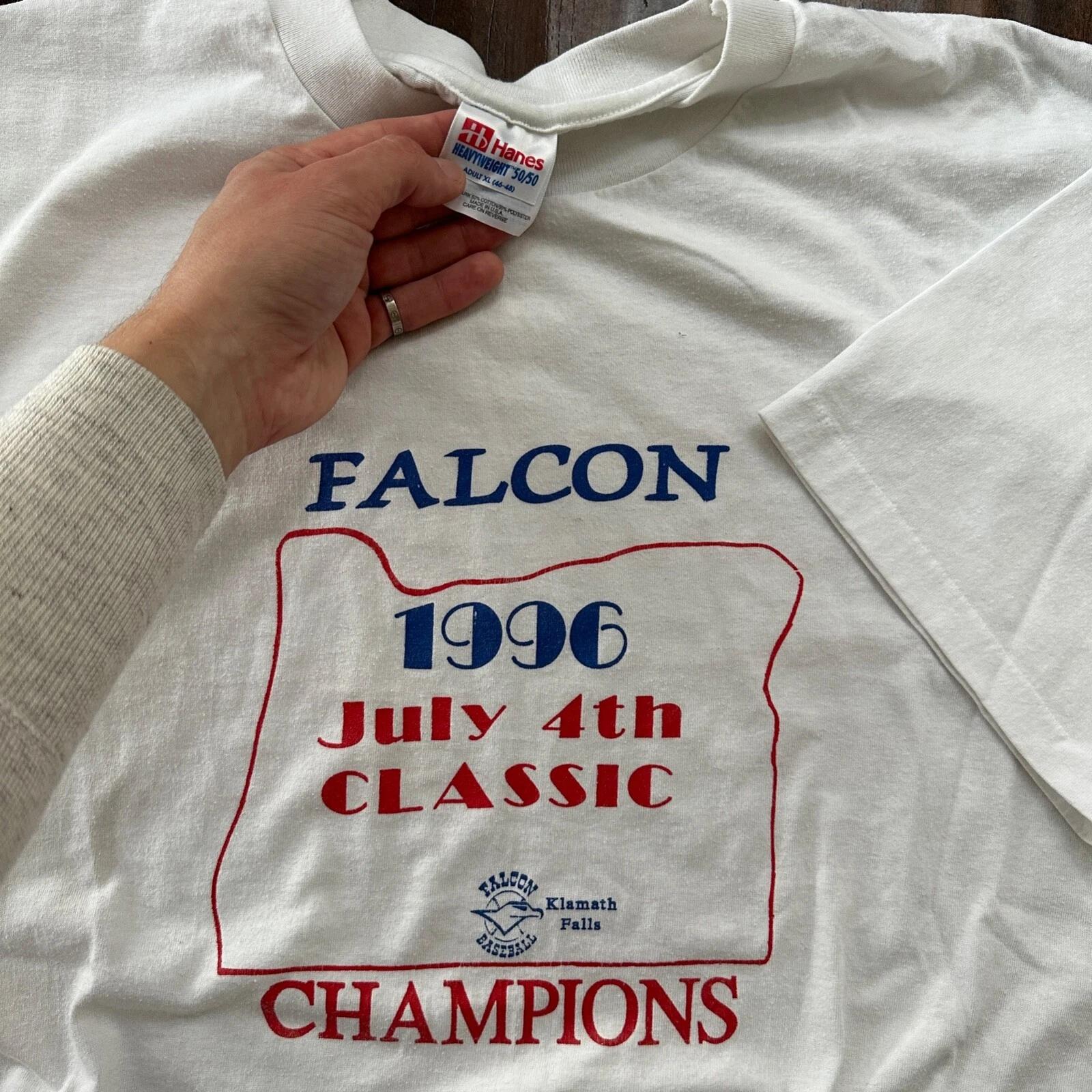 

Falcon July 4th 1996 Vintage T Shirt Sports Oregon State Country USA Portland M