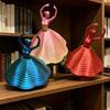 3D Printed Spinning Ballerina Fidget Toy Ballet Dancer Spinner Kinetic Desk Toy Expanded Sensory Stress Relief Toy for Home Office