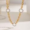 Yori High Quality Stainless Steel Handmade Chain Bracelet Necklace  Waterproof Texture Wrist Jewelry Exclusive Gift
